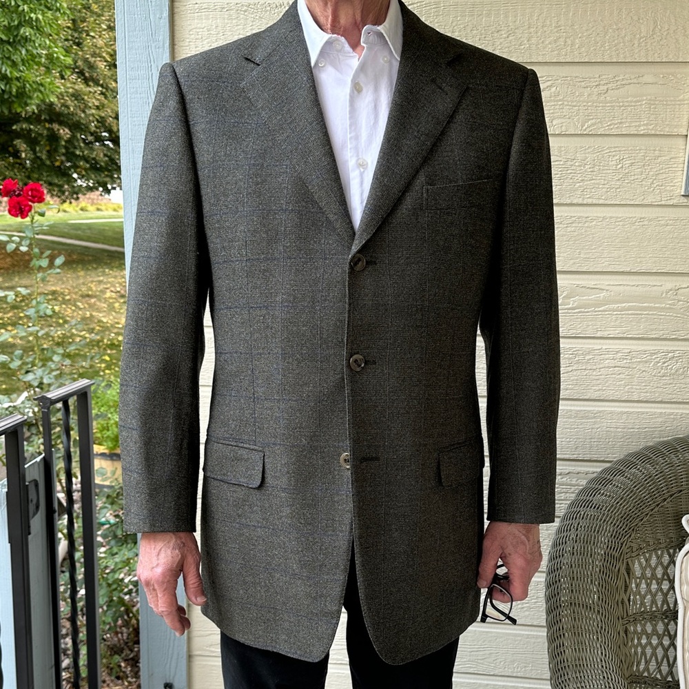 90’s vintage Nordstrom Gray Men's Italian Blazer